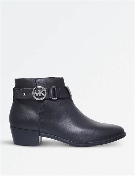 michael kors harland logo ankle boots|Michael michael kors harland boot + FREE SHIPPING.